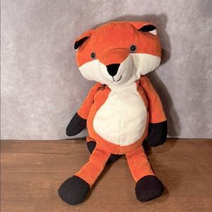Manhattan Toy Company Orange Fox Plush Toy Stuffed Animal Corduroy